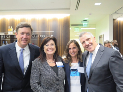 Deirdre Kelly at Counsel in Conversation Speed Mentoring Night 2017 with OCBA's Corporate Counsel Section and Young Lawyers Division